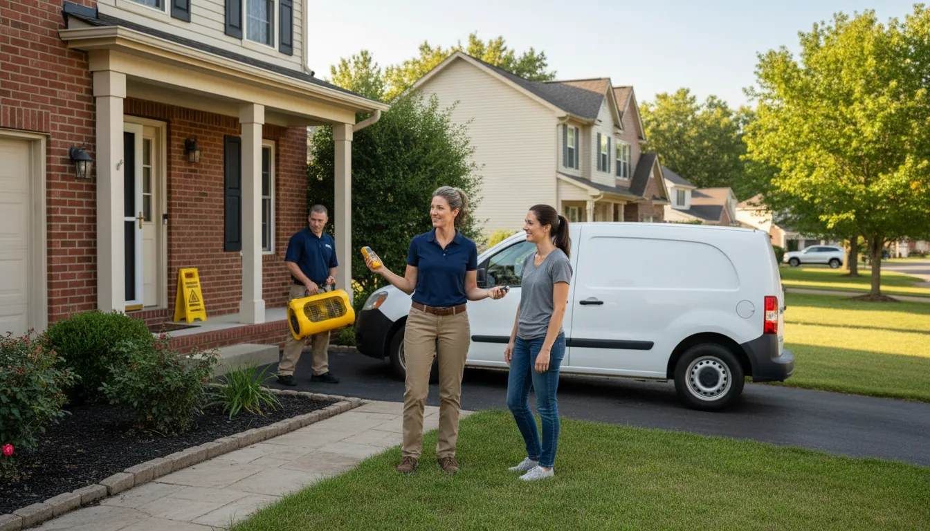 Water restoration image for Home Water Damage Repair in Birmingham, IA